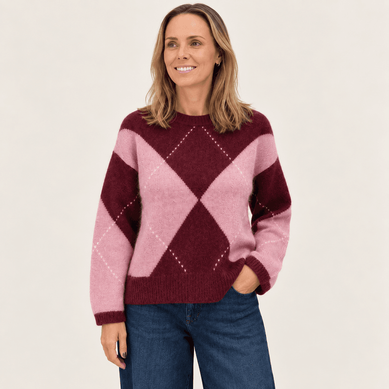 Rève Soline sweater - Windsor wine 