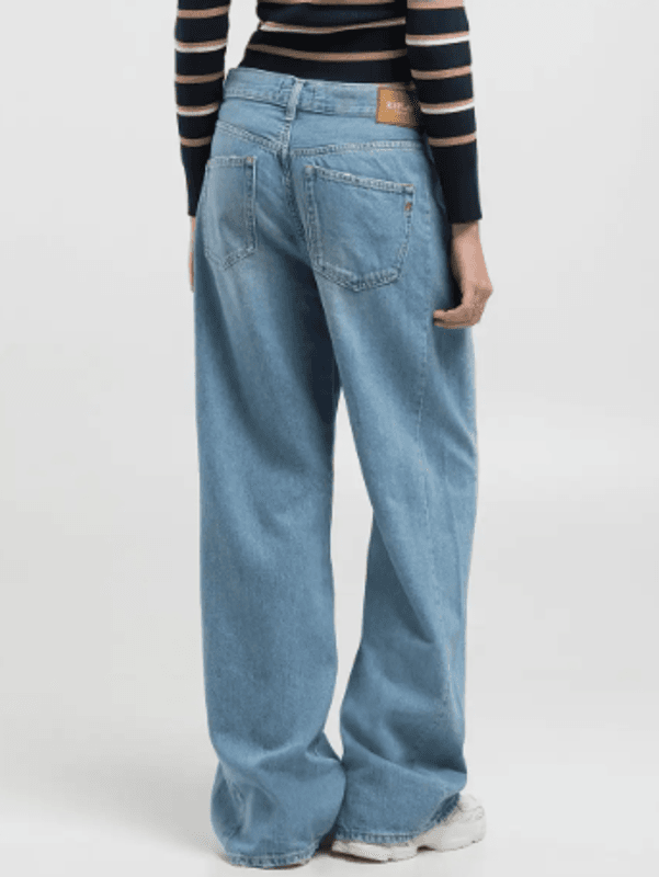 NARJA BAGGY-FIT JEANS MEDIUM BLUE/ Replay