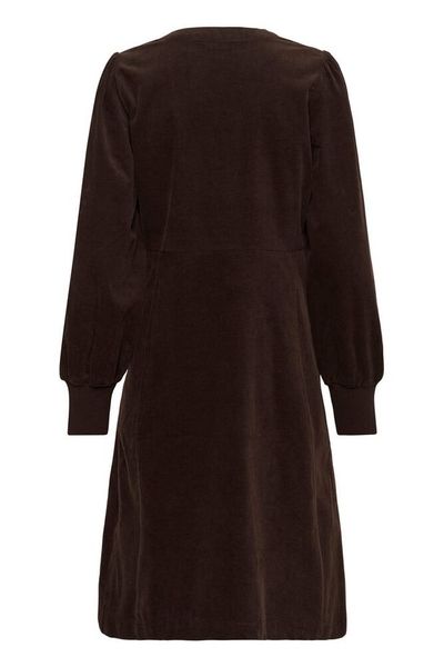 Hovedbilde CUula Rhaena short Kordfløyelkjole Coffee Bean - ...