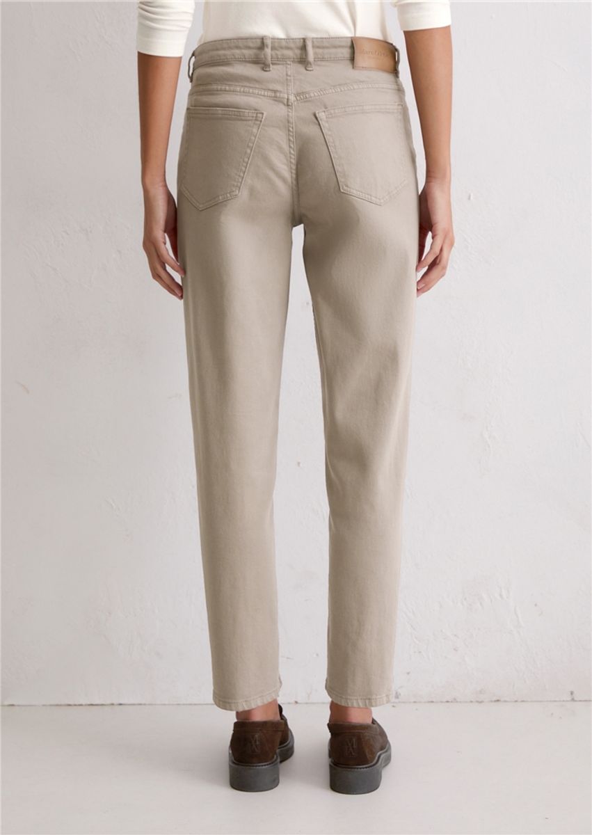 Denim trouser, slim fit, cropped length, high waist,/ Marc O`polo