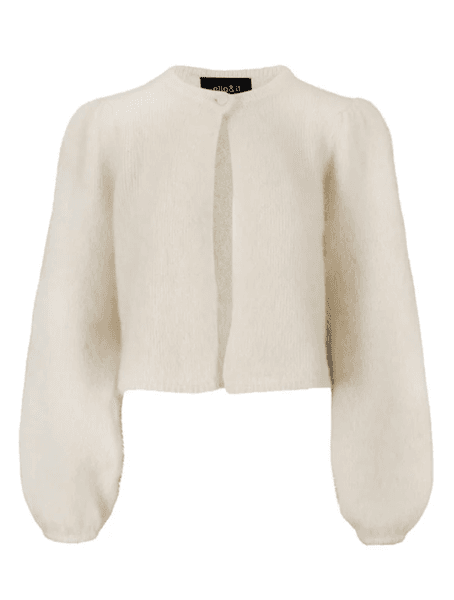 Hovedbilde Amelia Chunky Cardigan White/ Ella&il