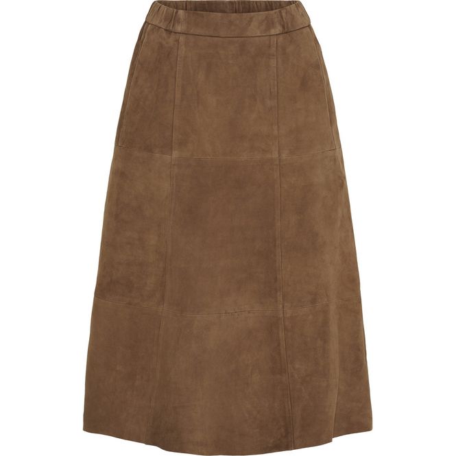 Hovedbilde Notyz  CASABLANCA Suede Skirt - Hazelnut